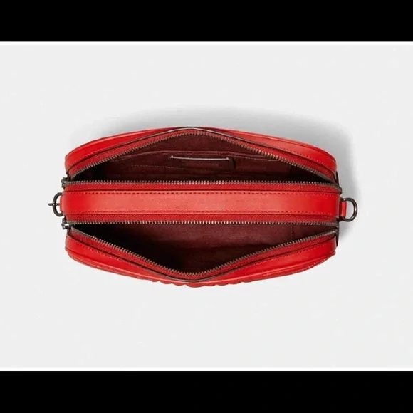 COACH JES CROSSBODY WITH STAR QUILTING RED